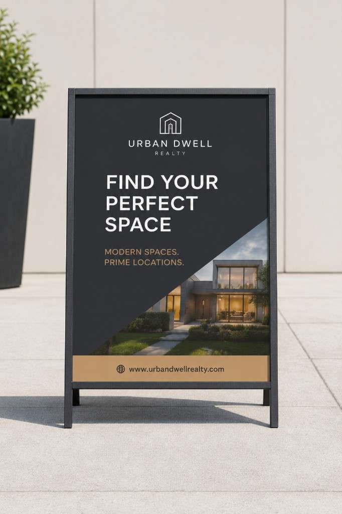 A‑Frame Signage — product sample — Front