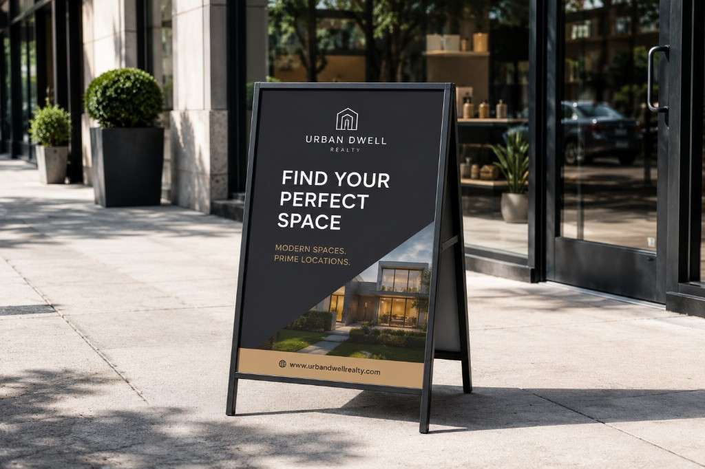 A‑Frame Signage — product sample — Hero