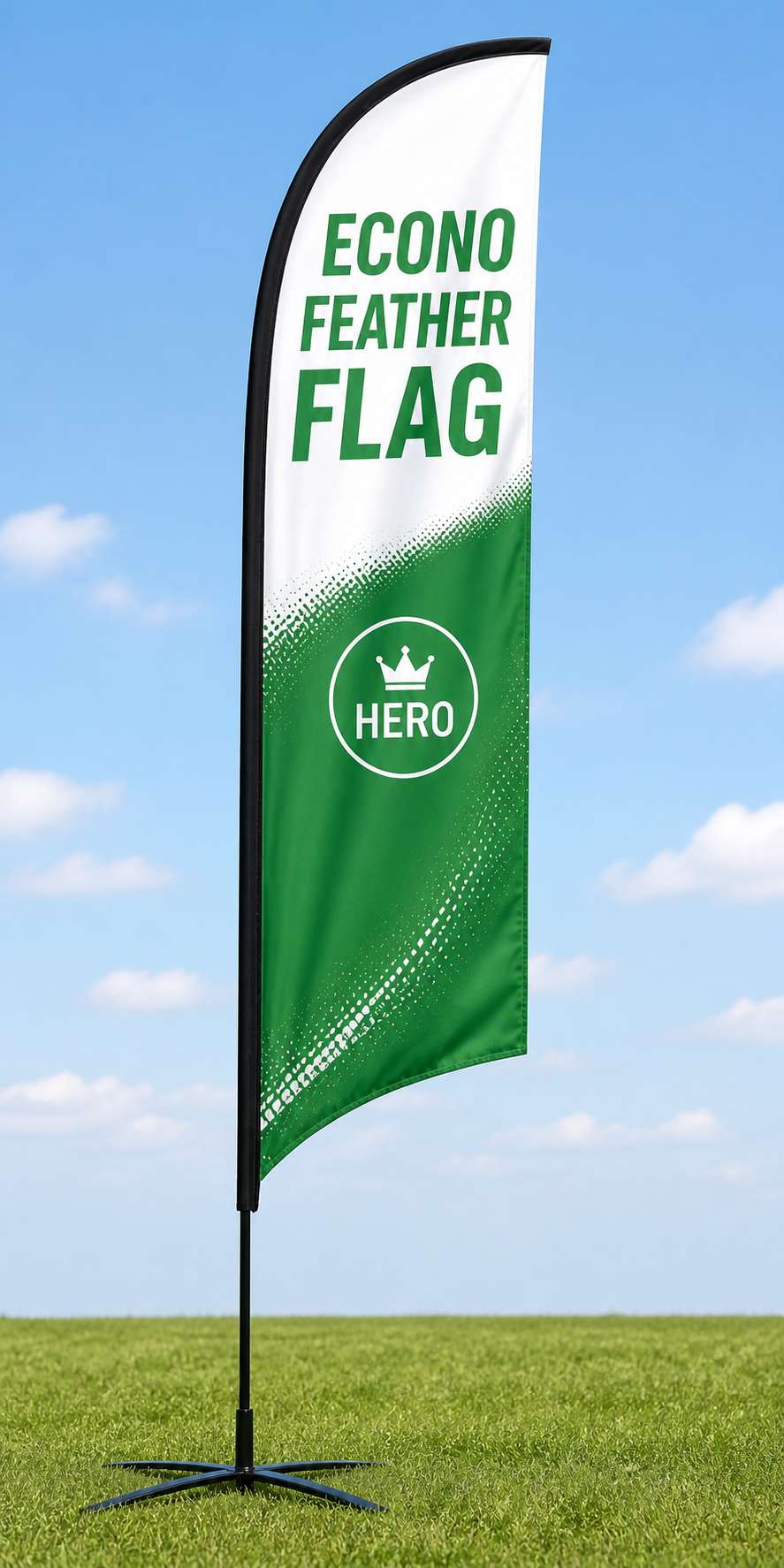 Econo Feather Flag — product sample — Front