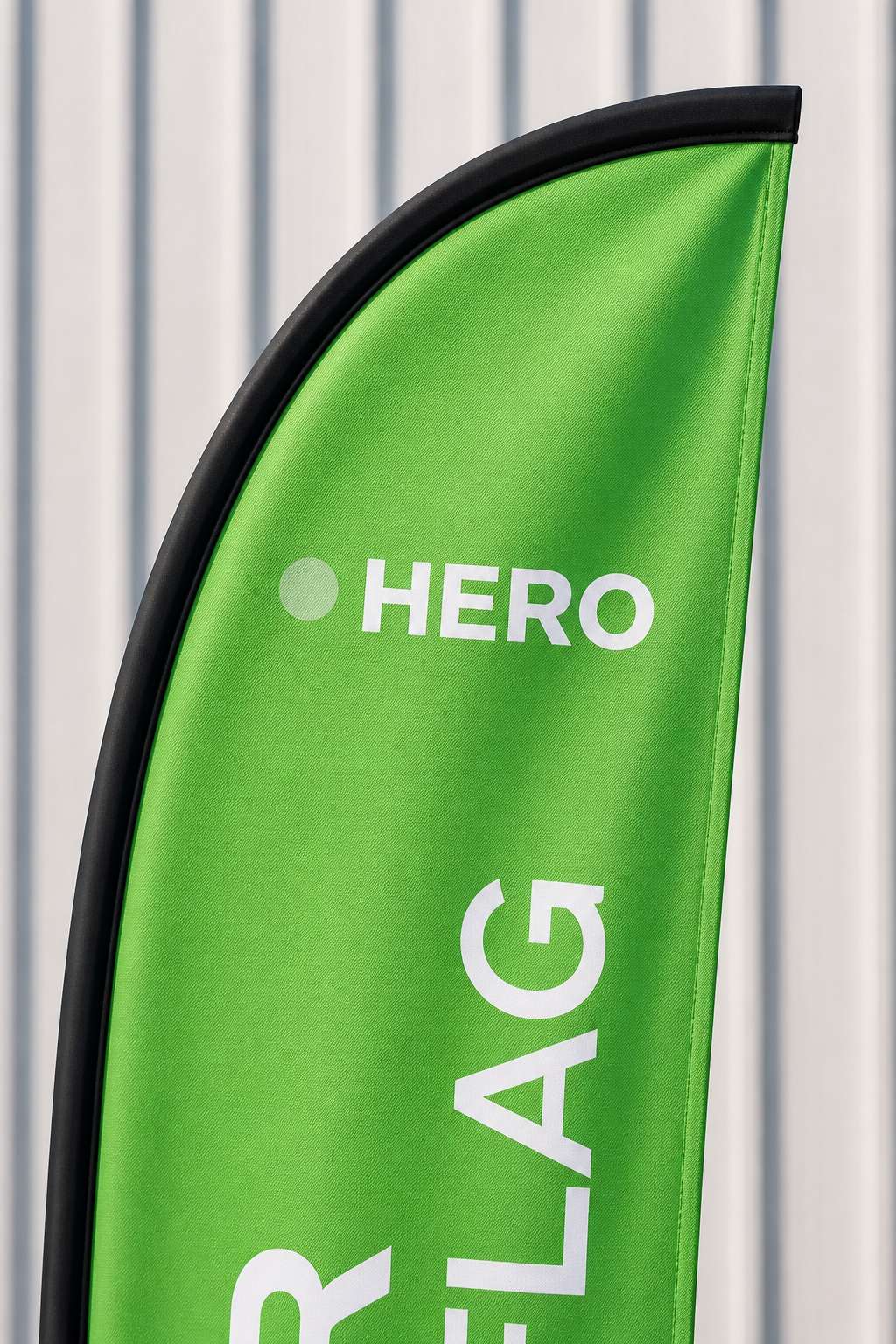 Feather Convex Flag — product sample — Detail
