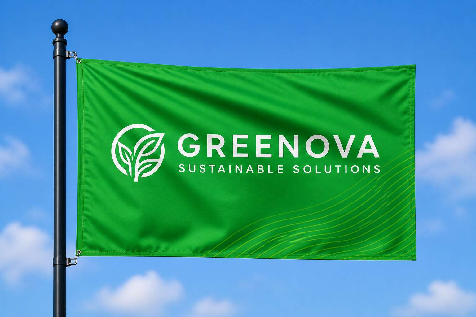 Rectangle Flag — product sample — Front