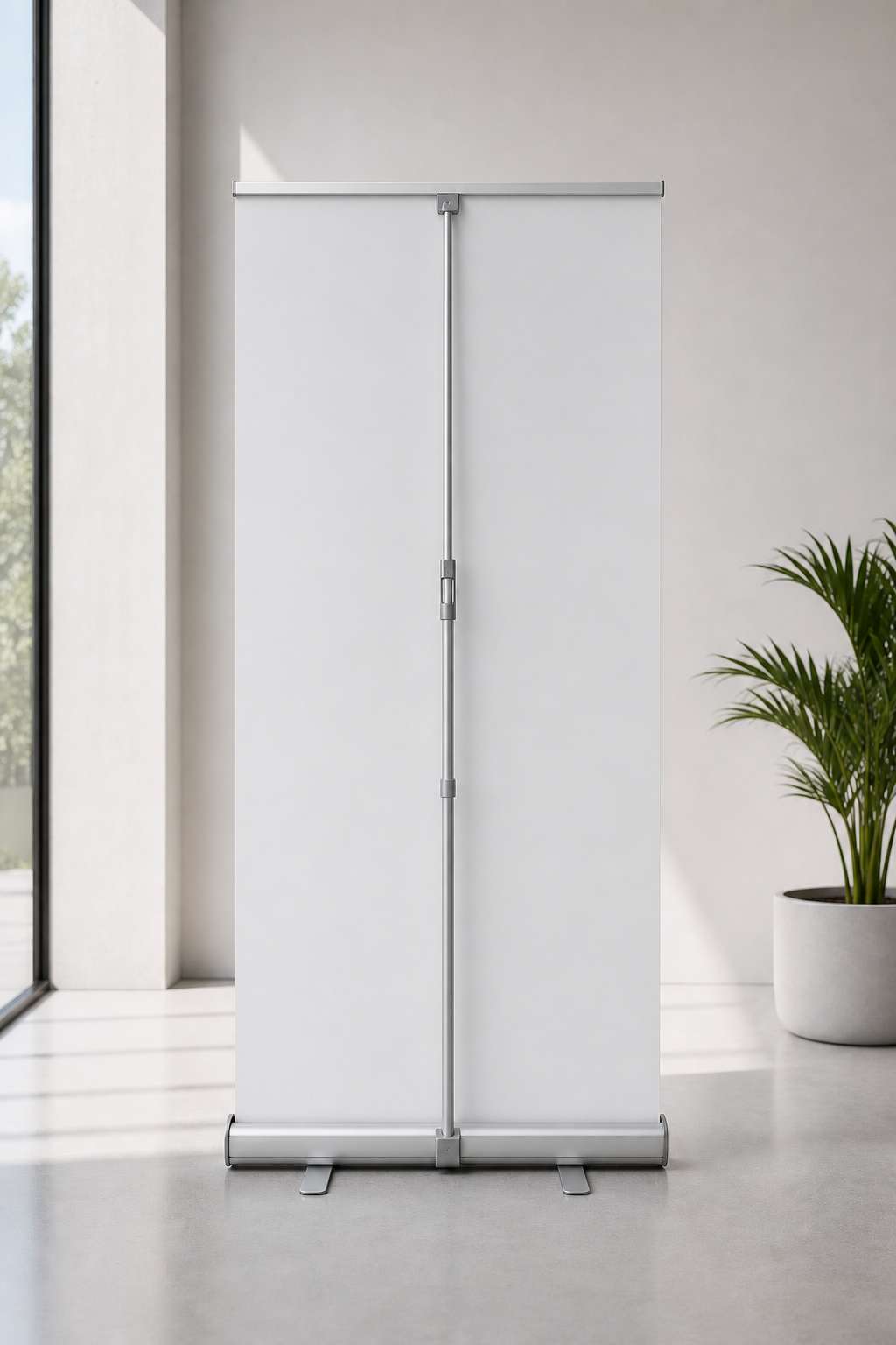 SD Retractable Banner Stand — product sample — Back