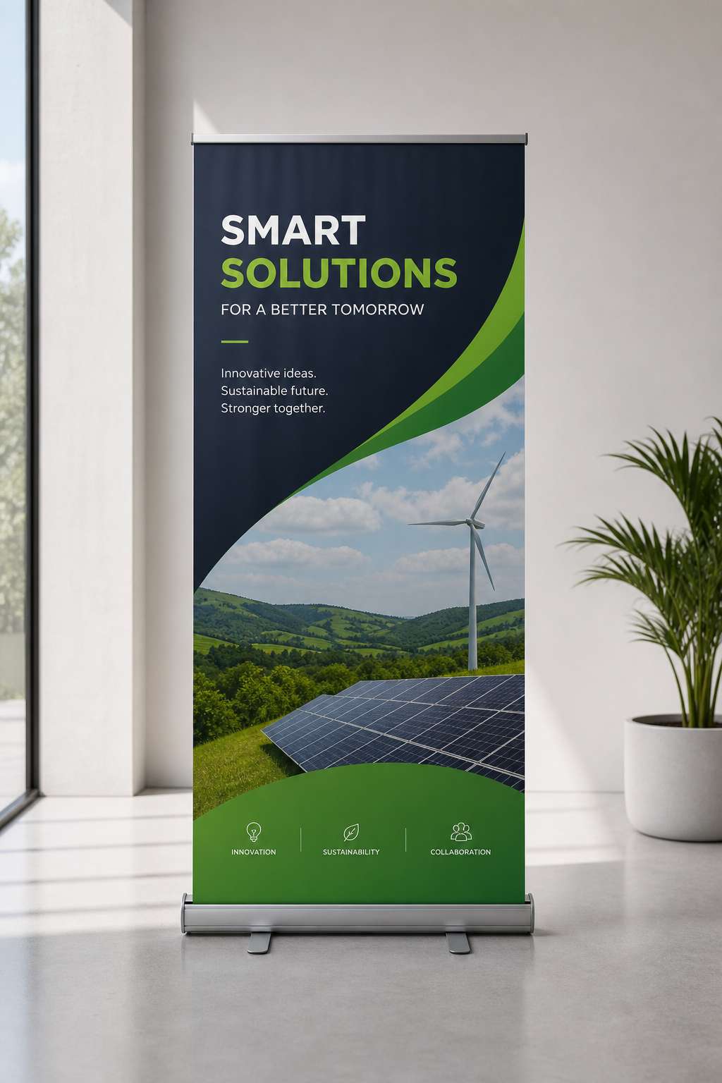 SD Retractable Banner Stand — product sample — Hero