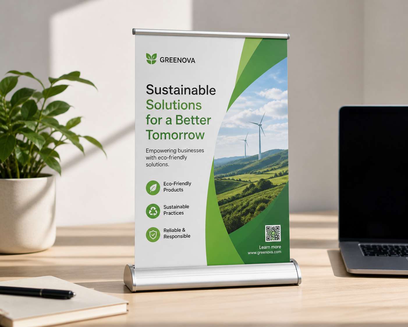 Table Top Banner Stand — product sample — Hero