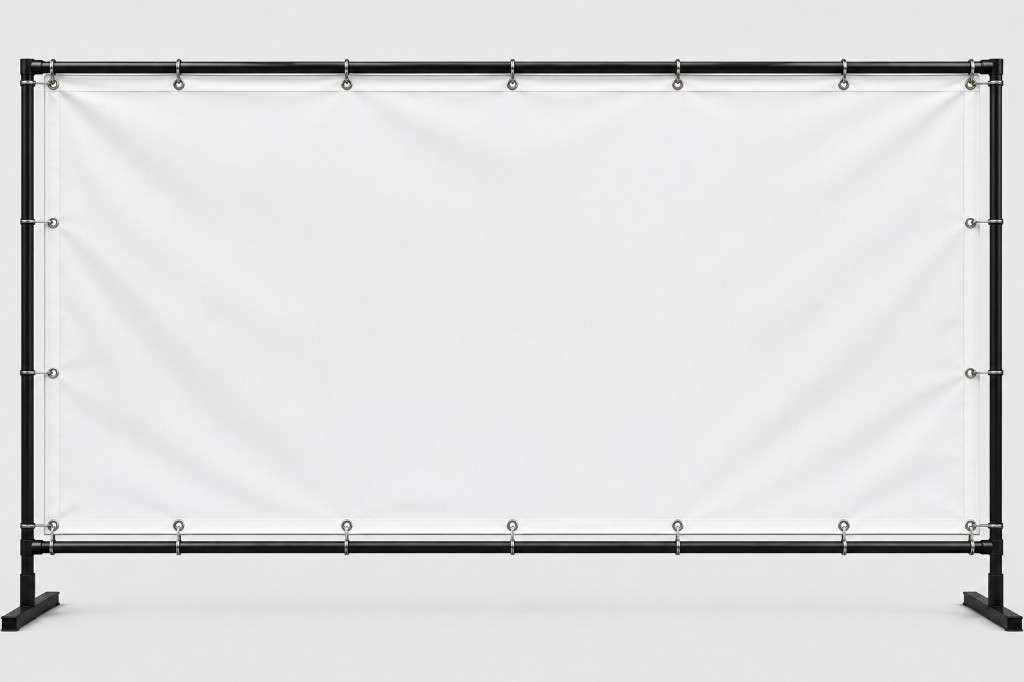 Vinyl Banner 13 oz. — product sample — Back