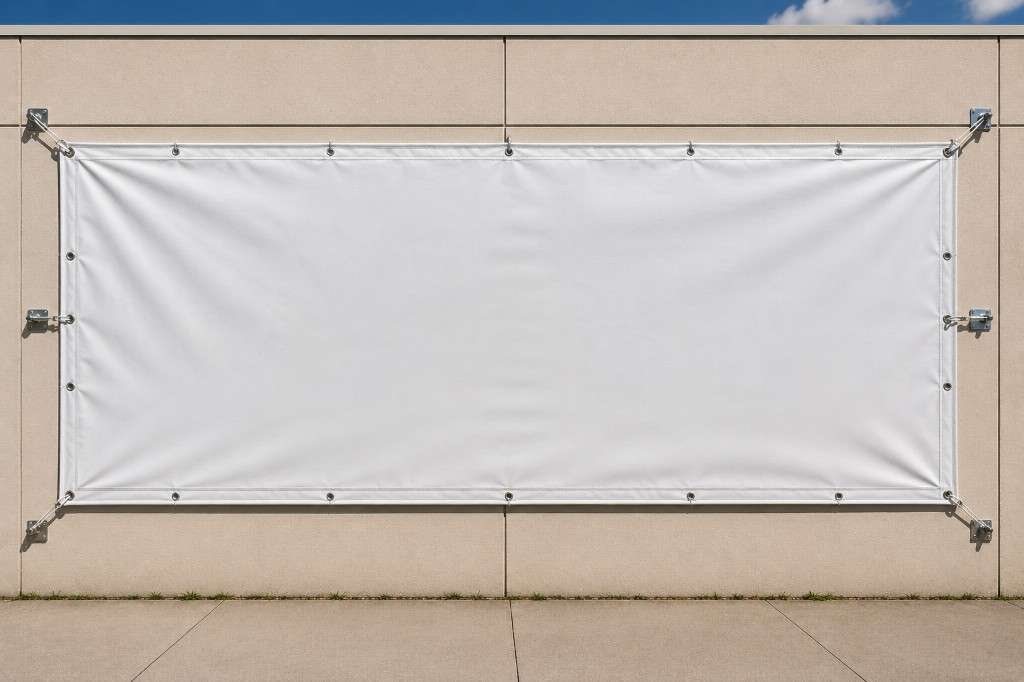 Vinyl Banner 18 oz. — product sample — Back