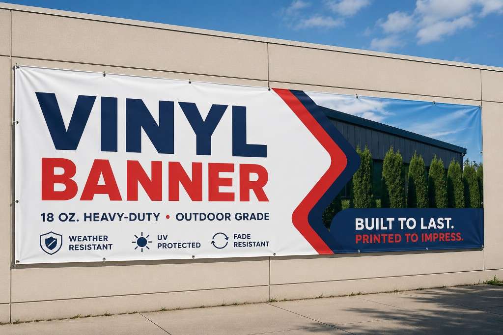 Vinyl Banner 18 oz. — product sample — Hero
