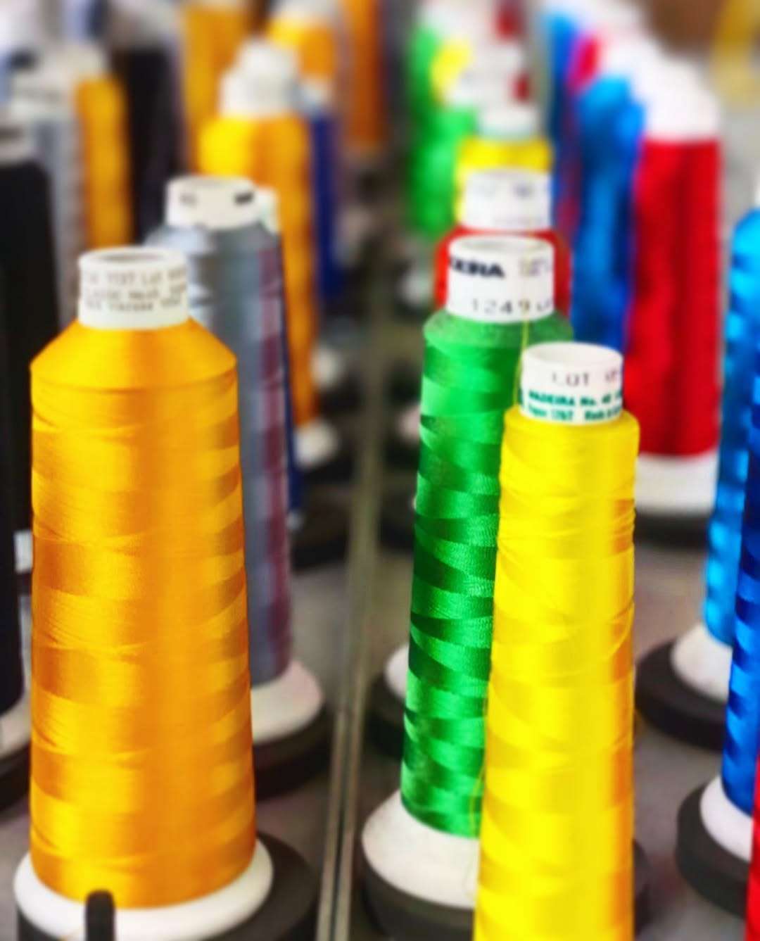 Embroidery department ready for new orders