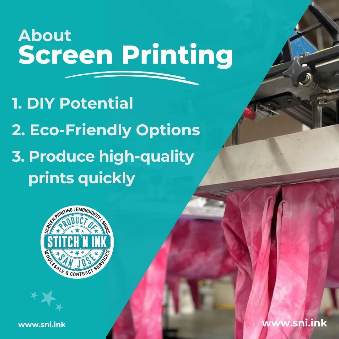Vibrant screen-printed apparel from the shop