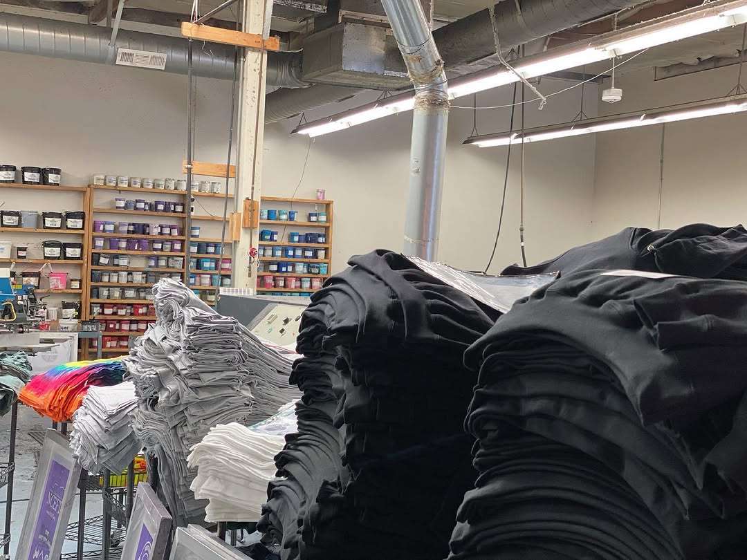 Shop team prepping completed work for upcoming deliveries